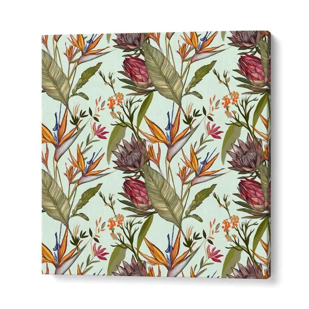 Vibrant SOLOS II, FLORAL FLOWER PAINTINGS bring modern elegance to your space with colorful botanical designs.