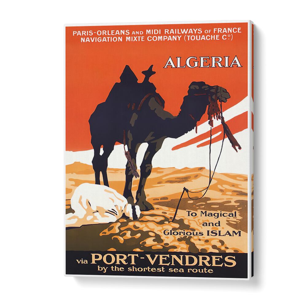 Port Vendres, Vintage Travel Posters showcase the allure of the Mediterranean coast, perfect for any decor.