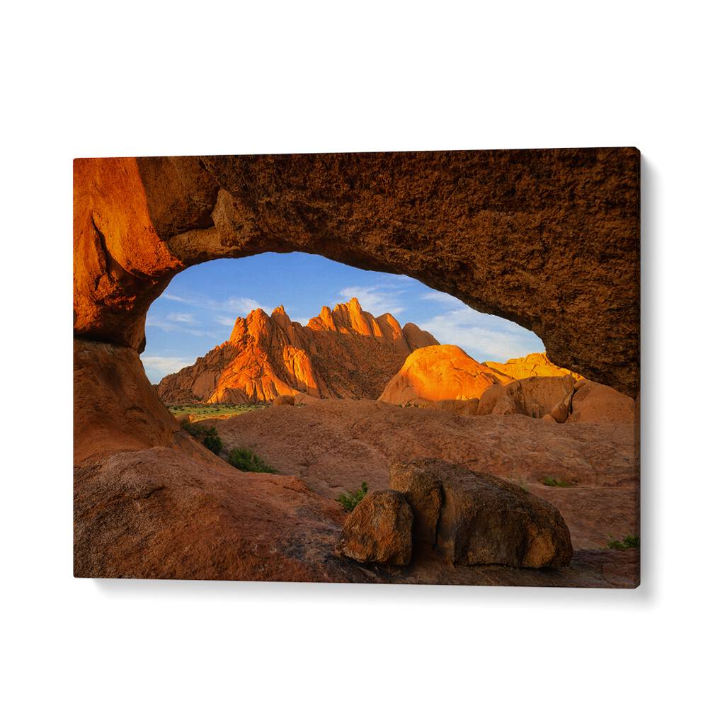 Breathtaking view of Spitzkoppen captured in stunning photography prints, showcasing its dramatic landscapes.