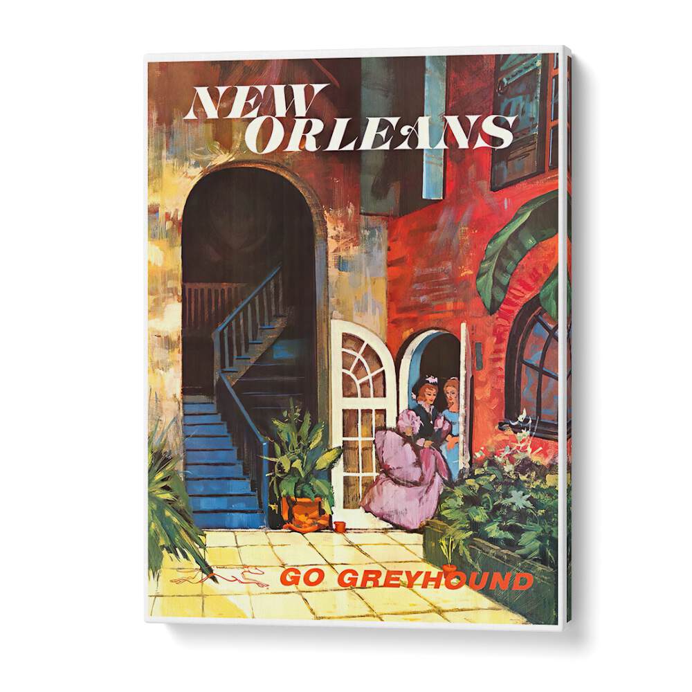 Discover the charm of New Orleans with our NEW ORLEANS, VINTAGE TRAVEL POSTERS, perfect for any art lover's wall.