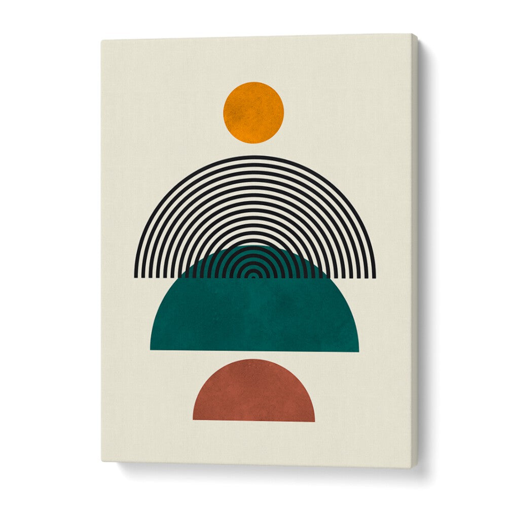 LINES AND CIRCLES VIII, BOHO ART PAINTINGS showcase harmonious shapes and vibrant colors, perfect for creative inspiration.