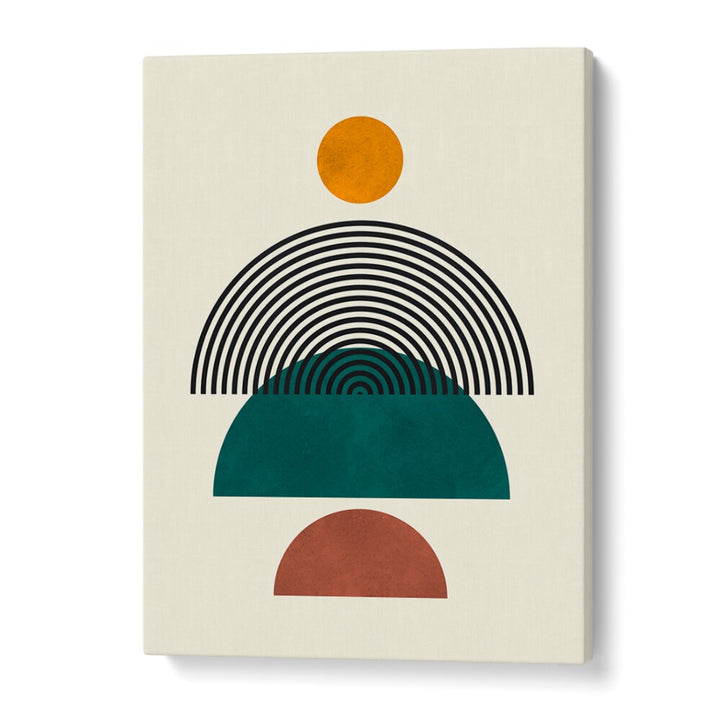 LINES AND CIRCLES VIII, BOHO ART PAINTINGS showcase harmonious shapes and vibrant colors, perfect for creative inspiration.