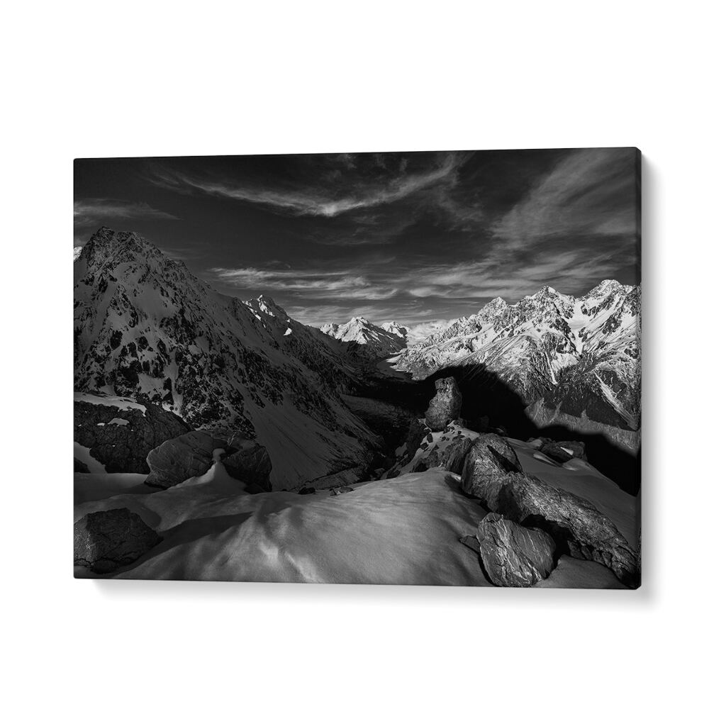 Stunning black and white landscape showcasing the beauty of nature, part of SPECTRUM OF LIGHT, PHOTOGRAPHY PRINTS.