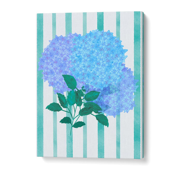 Enchanting BLUE HYDRANGEA, FLORAL FLOWER PAINTINGS bring tranquility and beauty to any space with stunning blue blooms.