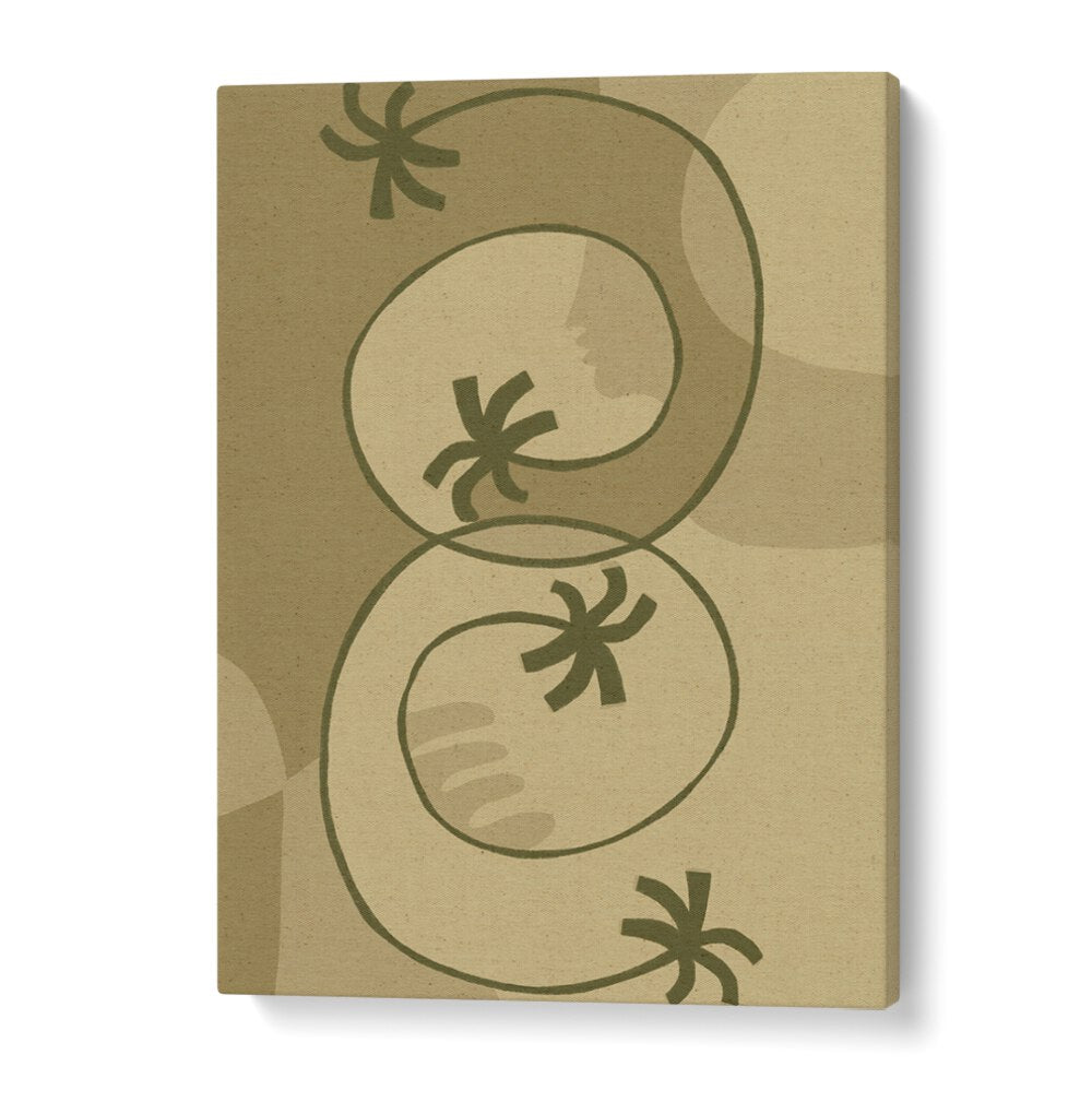 Stylish boho art painting, THE LAND STORY III, blends nature and modern aesthetics for your decor. Perfect for any space!