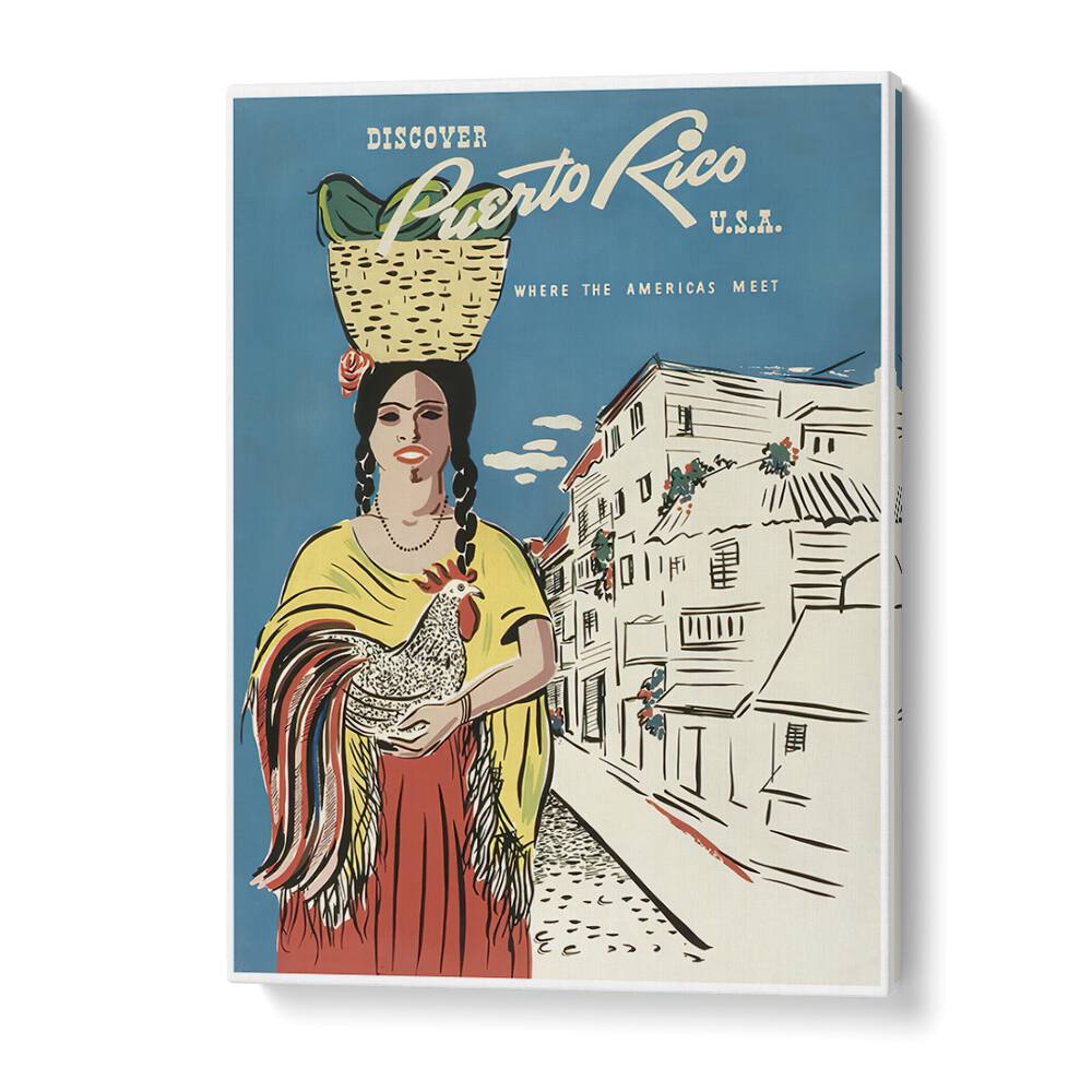 Discover the vibrant charm of Puerto Rico with these stunning vintage travel posters, perfect for any décor.
