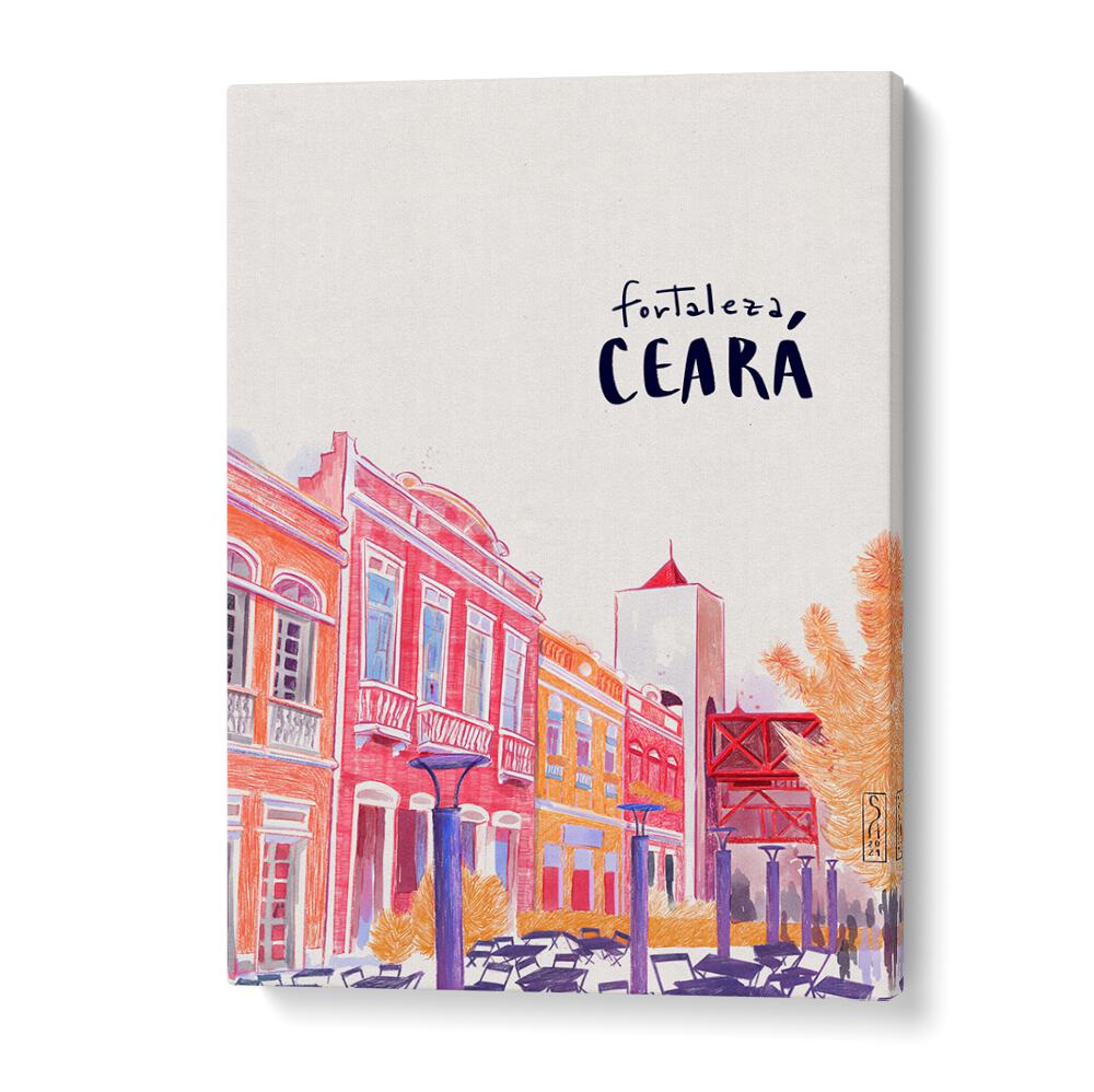 Vibrant FORTALEZA, TRAVEL POSTERS showcasing the stunning architecture and culture of this beautiful Brazilian city.