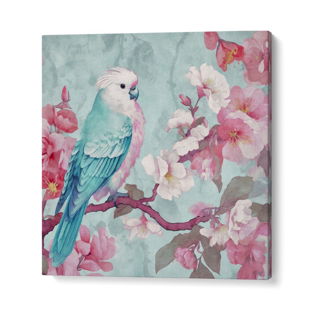 Vibrant SAKURA SPRING BIRD, ANIMAL PAINTINGS by Andrea Haase, perfect for enhancing your living space with nature's beauty.