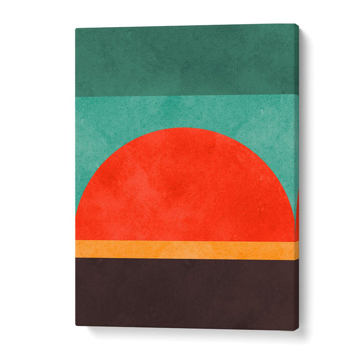Vibrant COLORFUL GEOMETRIC COMPOSITION I art print enhances any space with dynamic shapes and colors, perfect for decor.