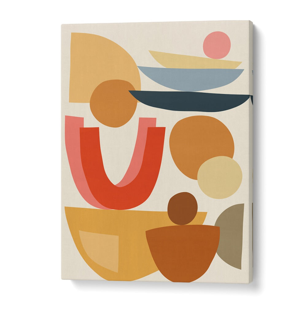 Vibrant ORGANIC V, GEOMETRIC ART PRINTS showcasing modern design with natural shapes, perfect for any contemporary space.