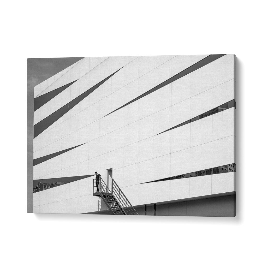 Modern architecture meets urban photography in UNTITLED IX, PHOTOGRAPHY PRINTS, capturing life's raw moments.