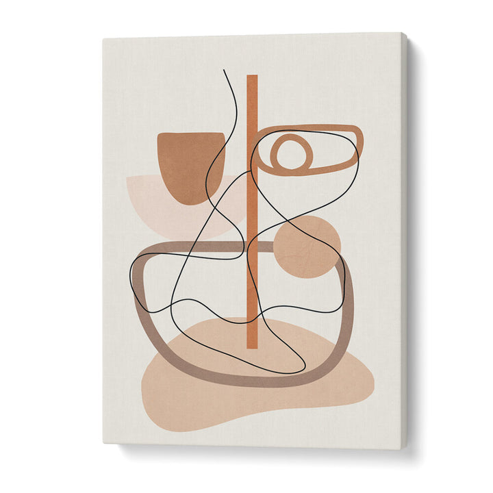 ABSTRACT LINE MOVEMENT I , BOHO ART PAINTINGS