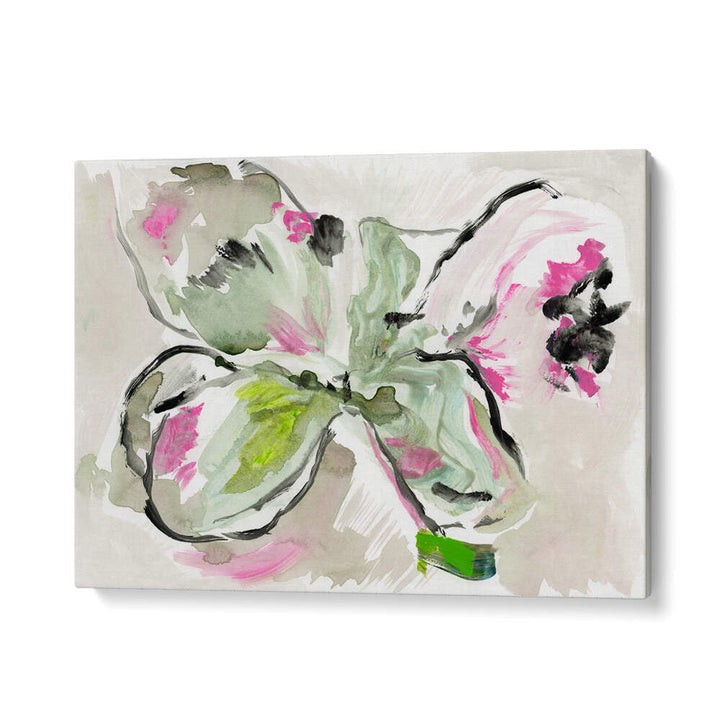 Vibrant PURPLE VIOLET PINK II, FLORAL FLOWER PAINTINGS, enhancing any space with enchanting beauty and intricate details.