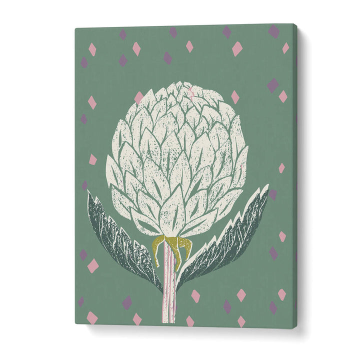Transform your space with ARTICHOKE SAGE GREEN, FLORAL FLOWER PAINTINGS featuring vibrant artichoke designs.