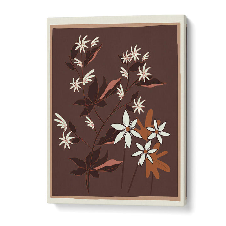 BLOSSOMS IN COCOA , FLORAL FLOWER PAINTINGS