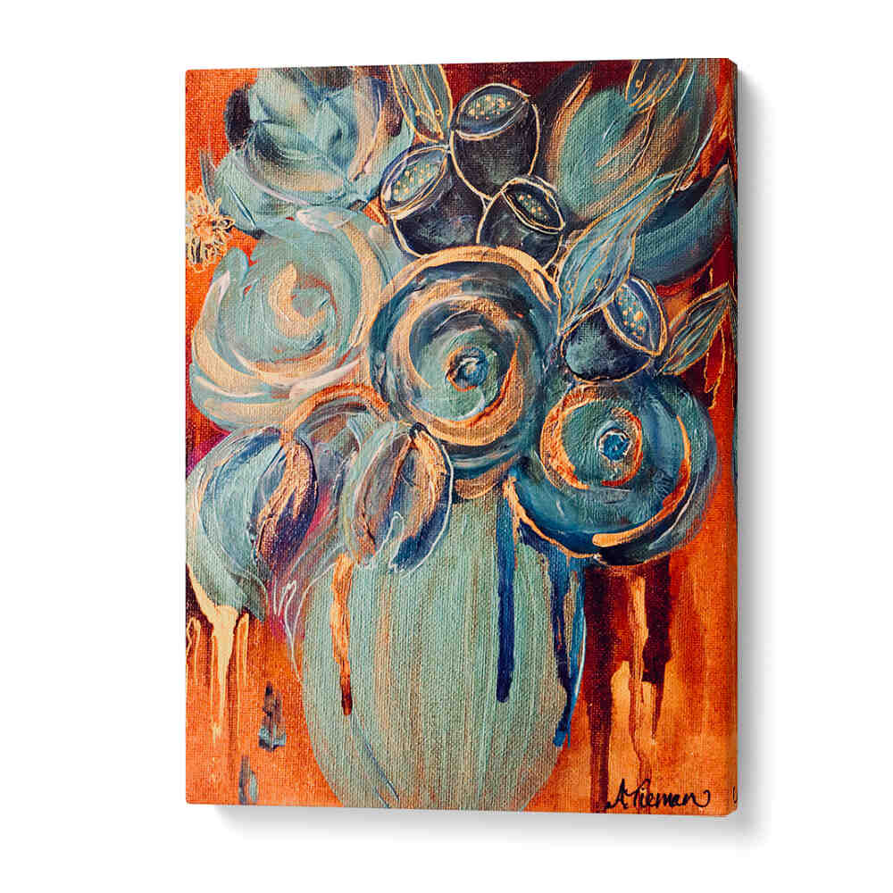 Vibrant CARIBBEAN BLOOMS, FLORAL FLOWER PAINTINGS, adding elegance and beauty to any space. Perfect for your decor!
