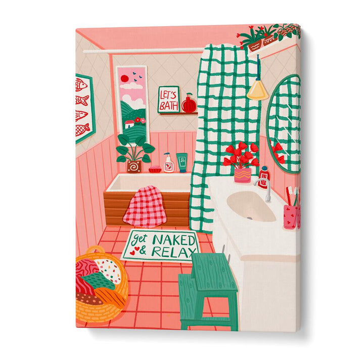 COZY BATHROOM OASIS , FASHION POSTERS