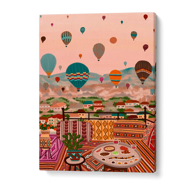 DREAMY BALLOON VISTA , TRAVEL POSTERS