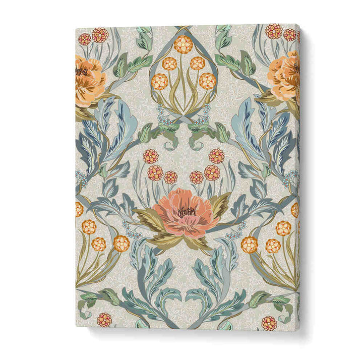 Captivating ANTIQUE PATTERN IV, PATTERN ART PRINTS, blending vintage textile influences with modern aesthetics.