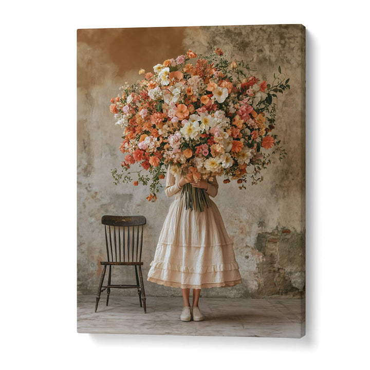 FLOWER HARVEST , FLORAL FLOWER PAINTINGS