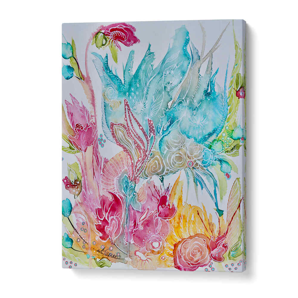 Vibrant FOREVERMORE III, FLORAL FLOWER PAINTINGS showcasing stunning floral art to elevate your living space.