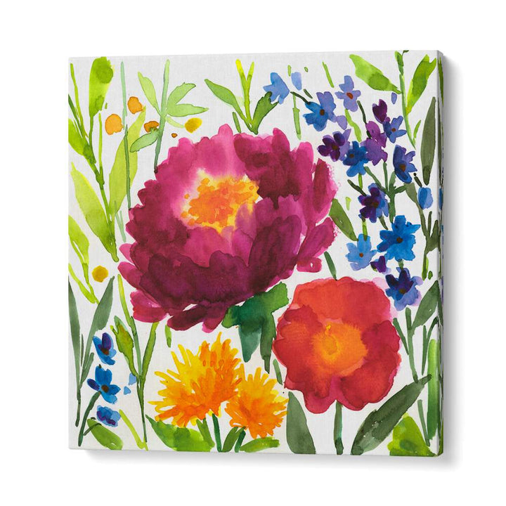 Brighten your space with MORNING, FLORAL FLOWER PAINTINGS showcasing vibrant blooms and serene greenery.