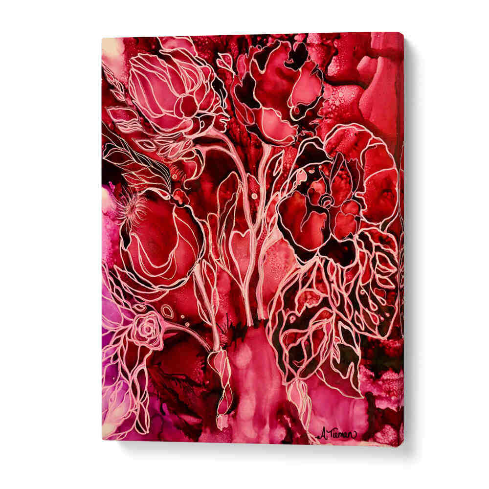 Vibrant HEAVENLY GARDEN, FLORAL FLOWER PAINTINGS, perfect for transforming your space into a serene sanctuary.