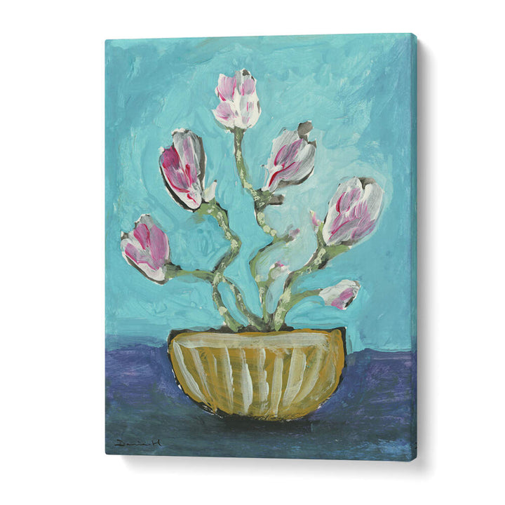 MAGNOLIA VASE , FLORAL FLOWER PAINTINGS