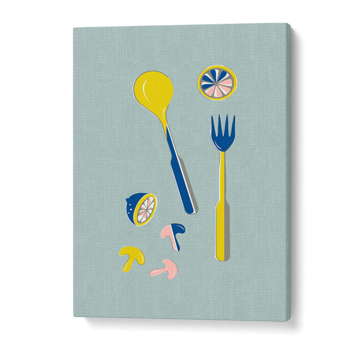 MID CENTURY KITCHEN CUTLERY MINT , KITCHEN POSTERS