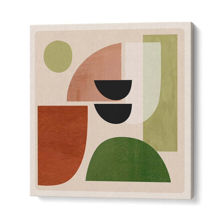 Stunning ABSTRACT MINIMAL SHAPES III, BOHO ART PAINTINGS, blending modern minimalism with bohemian charm for your decor.