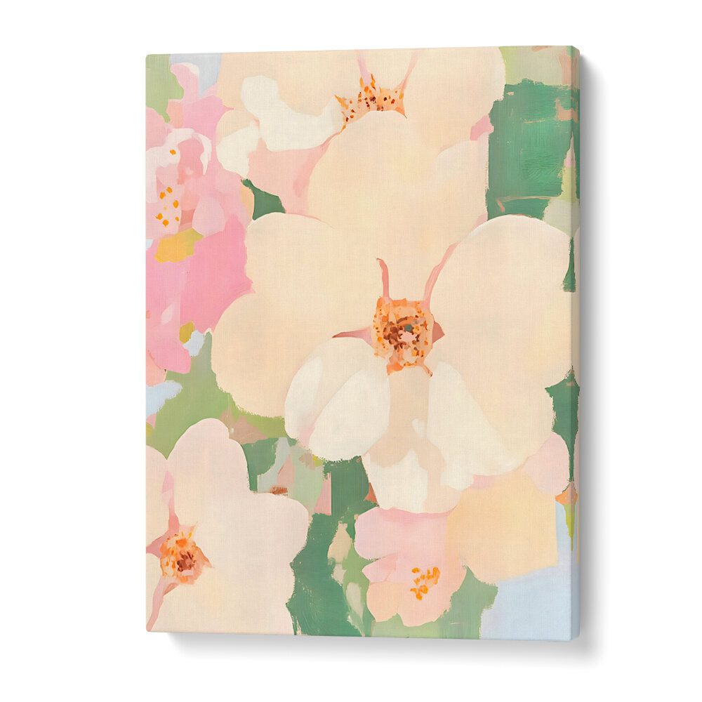 PETALS OF SERENITY , FLORAL FLOWER PAINTINGS