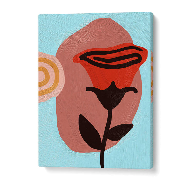 RED ROSE , FLORAL FLOWER PAINTINGS