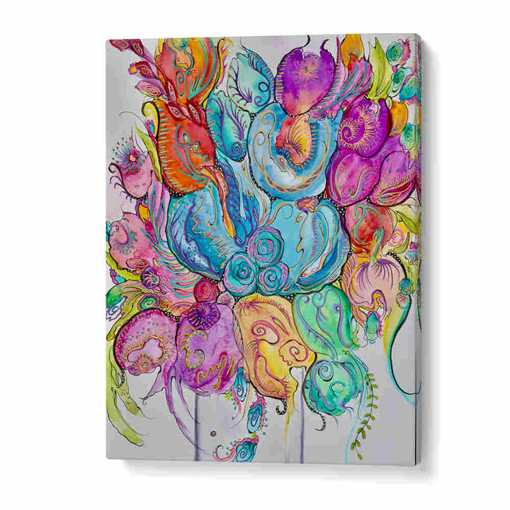 Vibrant FORCES OF NATURE, FLORAL FLOWER PAINTINGS, perfect for adding elegance and tranquility to your space.