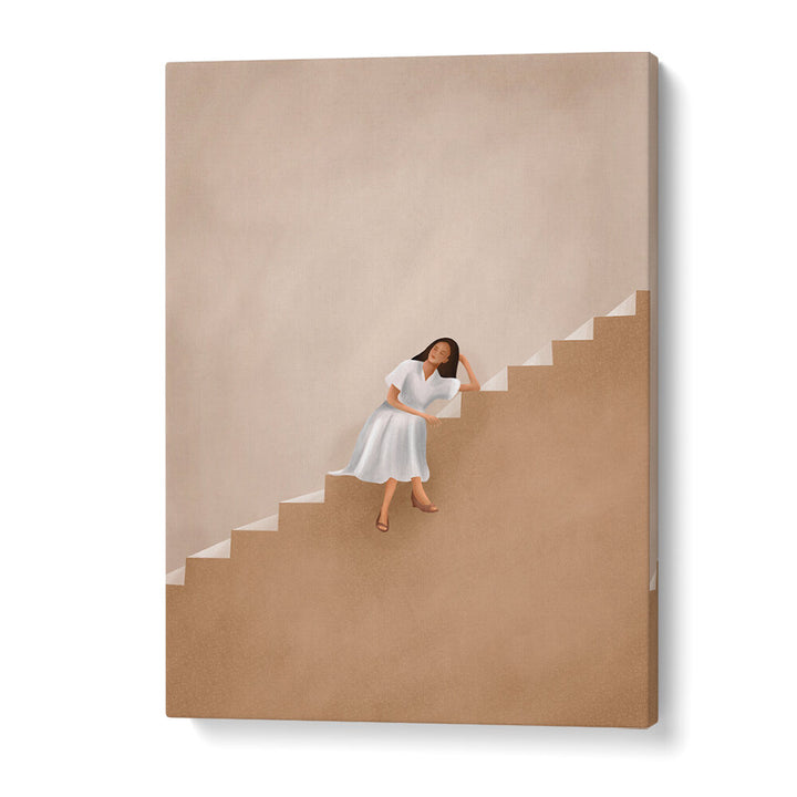 STAIRWAY TO DREAMS , BOHO ART PAINTINGS