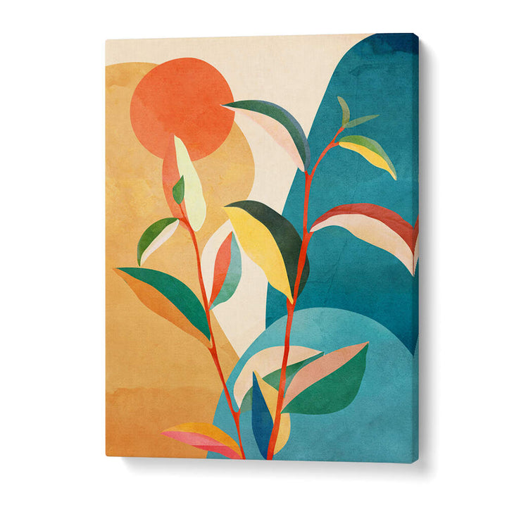 SUNLIT FLORA VISTA , BOHO ART PAINTINGS