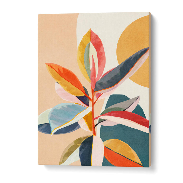 SUNLIT FOLIAGE HARMONY , BOHO ART PAINTINGS