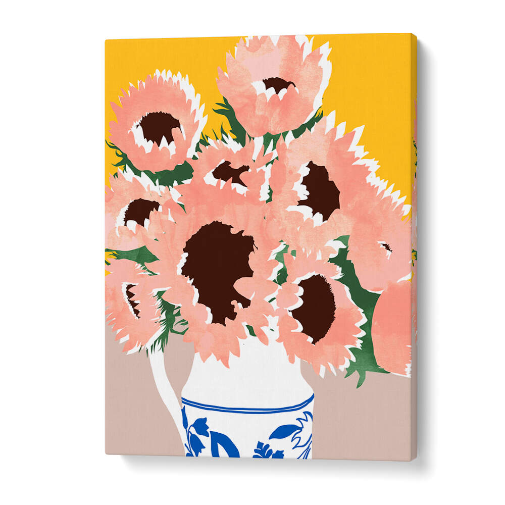 SUNSHINE ON A CLOUDY DAY , FLORAL FLOWER PAINTINGS