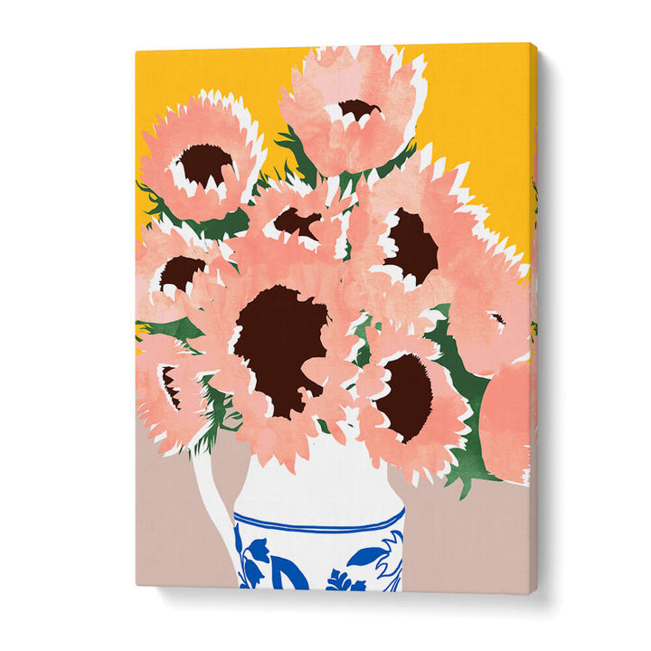 SUNSHINE ON A CLOUDY DAY , FLORAL FLOWER PAINTINGS