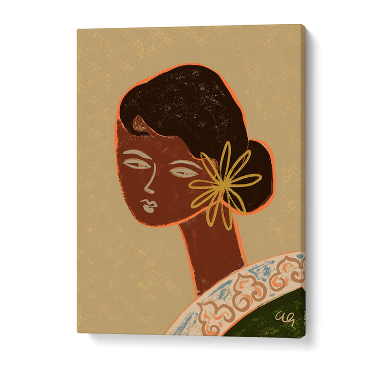 THE GREEN LADY, PORTRAITS & FIGURATIVE ILLUSTRATIONS