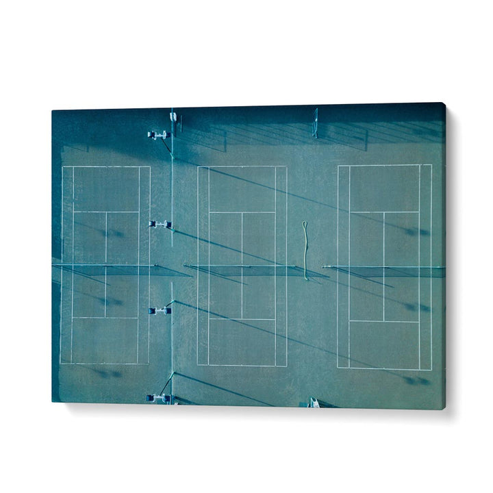 TENNIS COURT GEEN I , PHOTOGRAPHY PRINTS
