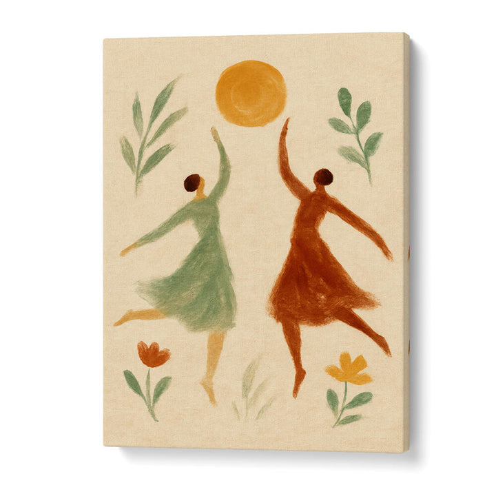 JOYOUS DANCE , BOHO ART PAINTINGS