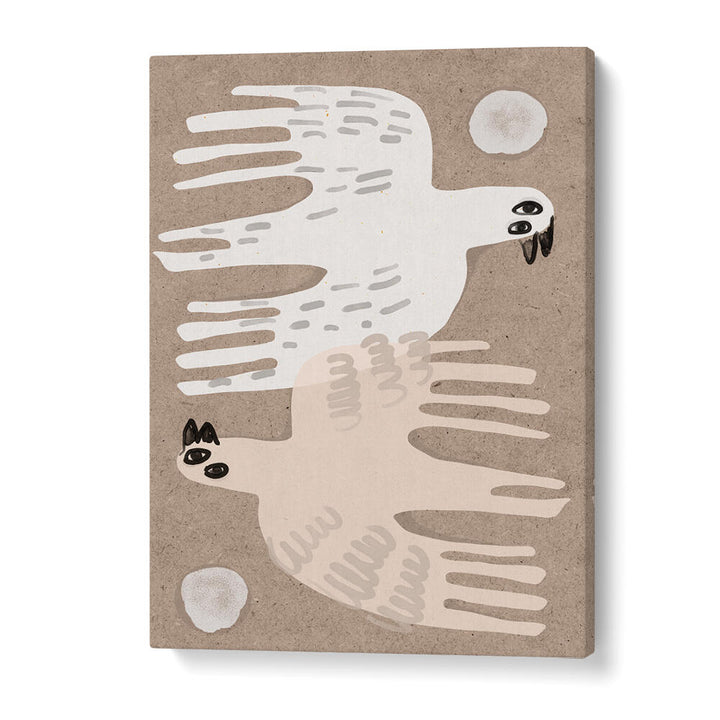 DUAL FLIGHT HARMONY , BOHO ART PAINTINGS