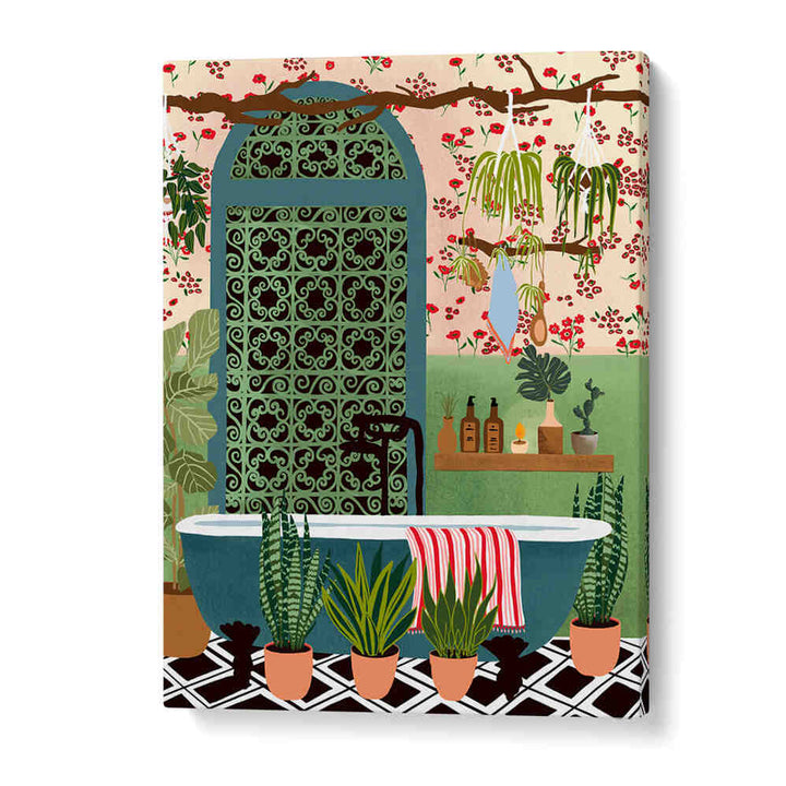 NIGHT BAT , BOHO ART PAINTINGS