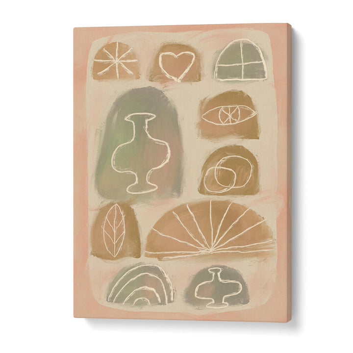 VASE LOVE , BOHO ART PAINTINGS