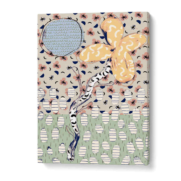 PATTERN PLAY XII , FLORAL FLOWER PAINTINGS