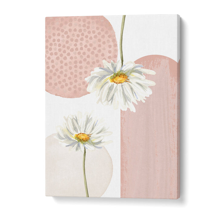 DAISY PINKS III , BOHO ART PAINTINGS