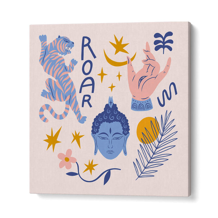 THE SPIRIT SERIES I , BOHO ART PAINTINGS