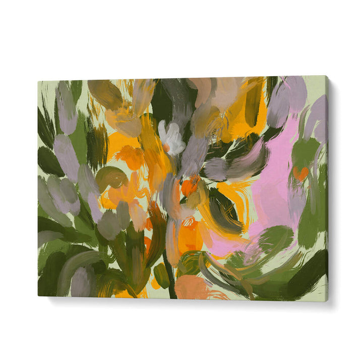 FLORAL WHIRLWIND , FLORAL FLOWER PAINTINGS