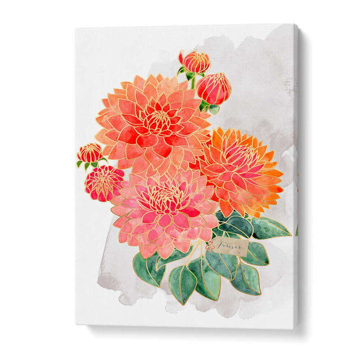 FOREVER PACEY BOUQUET , FLORAL FLOWER PAINTINGS