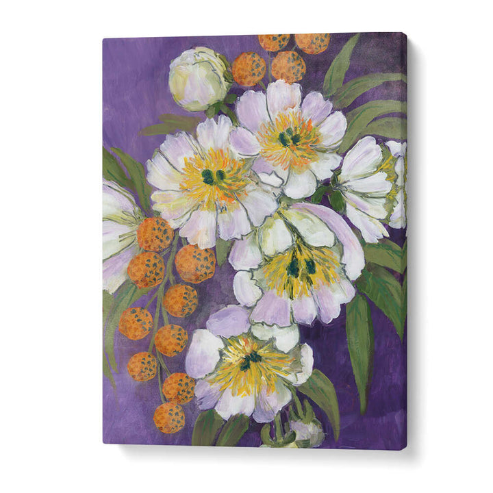 CHOI PAINTERLY BOUQUET , FLORAL FLOWER PAINTINGS